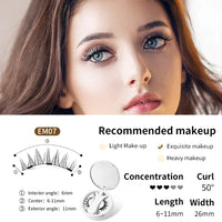 Magnetic Eyelash Kit with Storage & Applicator