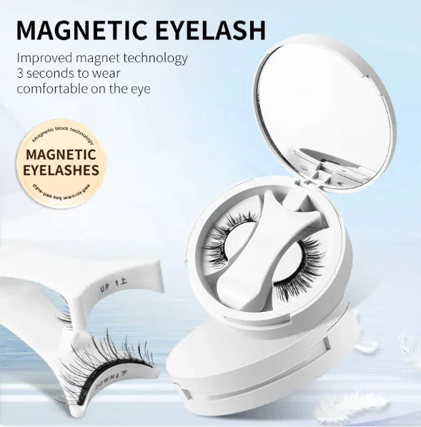 Magnetic Eyelash Kit with Storage & Applicator