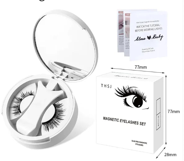 Magnetic Eyelash Kit with Storage & Applicator
